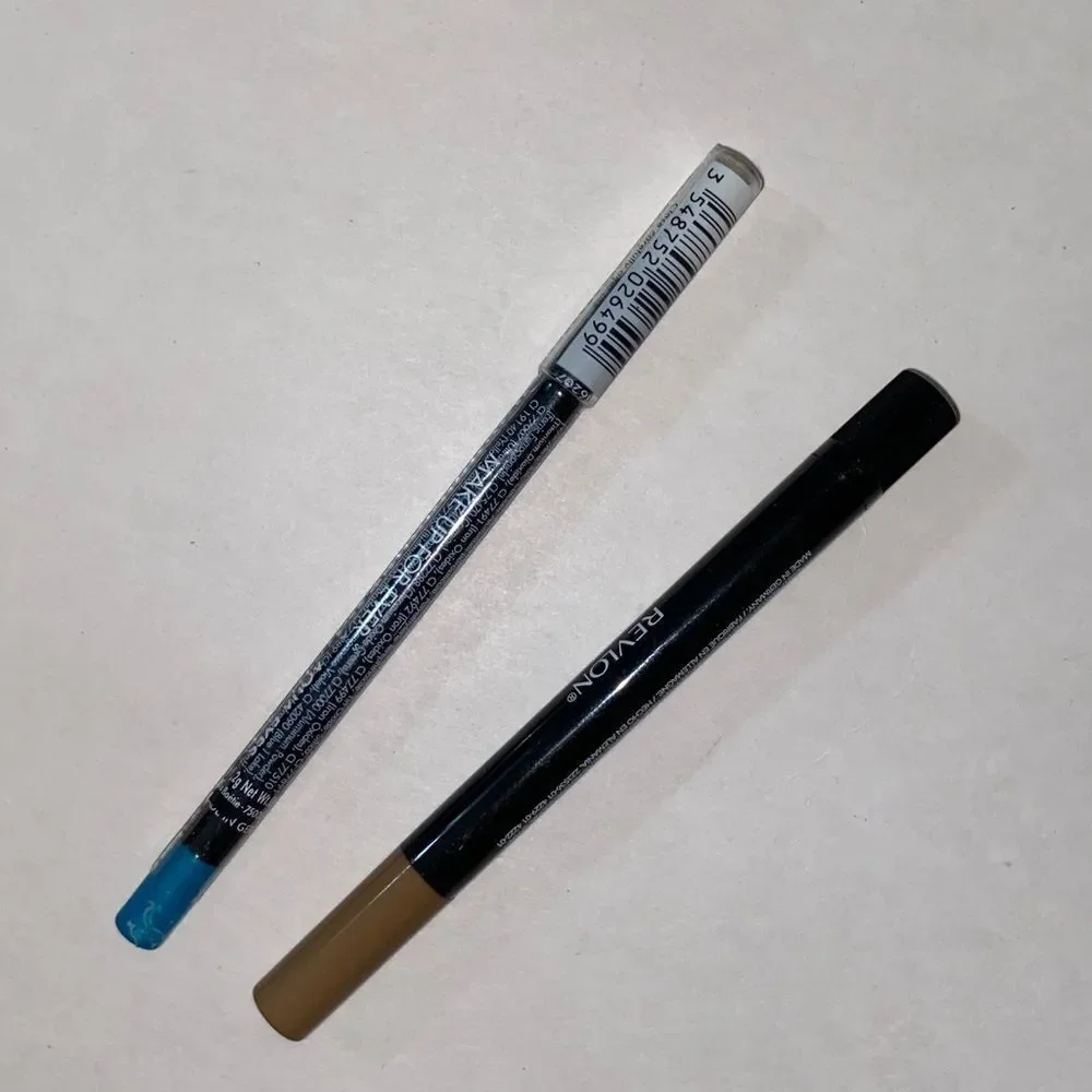 Make Up For Ever Aqua Eyes Eyeliner And Revlon Colorstay Waterproof Eyebro New
